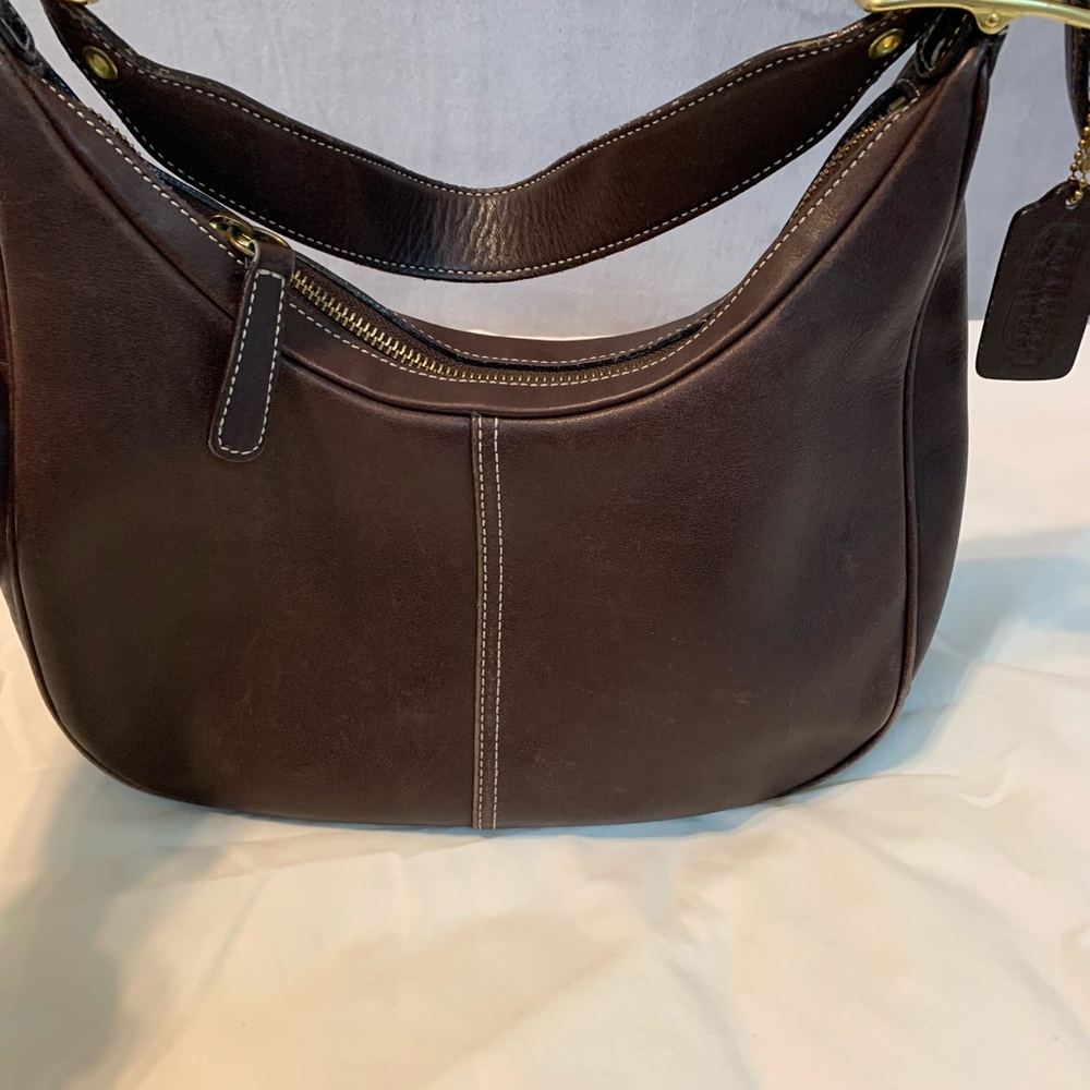 Coach Brown Leather Hobo Bag - Picture 6 of 10